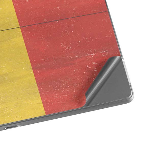 Belgium Flag Distressed Surface Pro 8 Skin